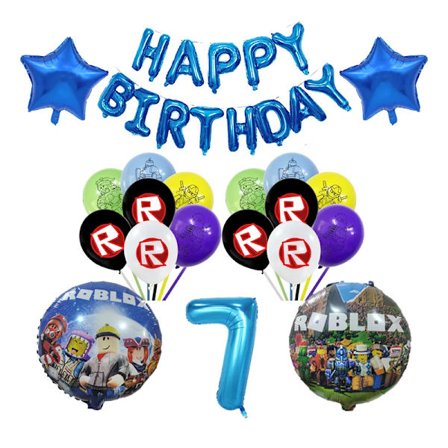 Børnefødselsdagsgaveposer Roblox Tema Festartikler Papirtallerkener Krus Sidetallerkener Servietter Babyshower Engangsservicesæt 80 stk - XF10--FA-