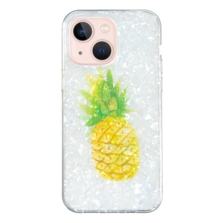 Marmormotiv iPhone 14 skal - Ananas