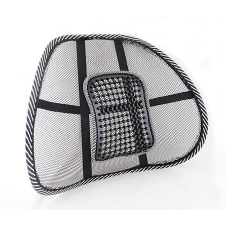 2-Pak - Ergonomisk Lændestøtte / Rygstøtte til Stol & Bilsæde