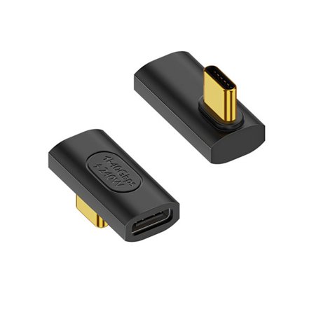 USB C Hann til Hunn Adapter 240W Strømforsyning, Type C Kobling Type C Adapter USB C Hann til Hunn Forlenger