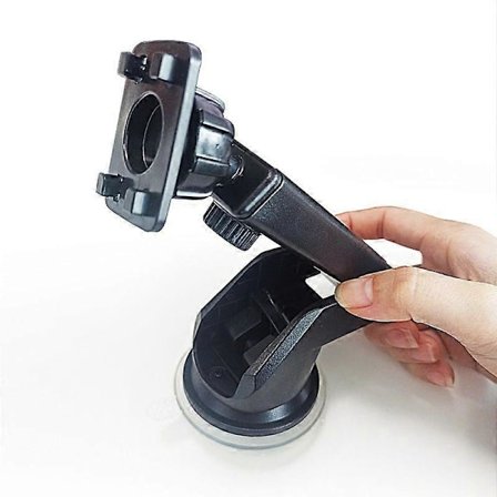 360 graders roterende sugekopmontering til Apple CarPlay bilradio, ny trådløs CarPlay skærmholder, instrumentbrætmontering til bærbar GPS bilradio [DB