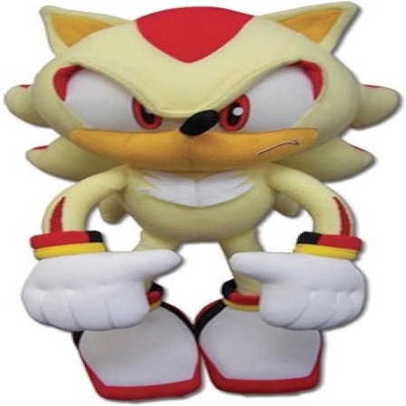 Animation Great Eastern GE-52631 Sonic The Hedgehog Super Shadow Plyschdjur, 12