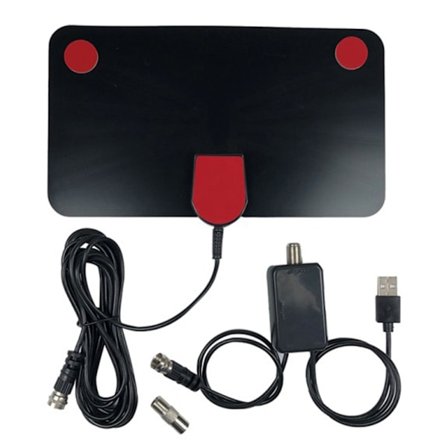 HD Digital Antenn 1080P TV-antenn med förstärkare för PC ABS PVC Stabil signal Enkel installation Programnyheter