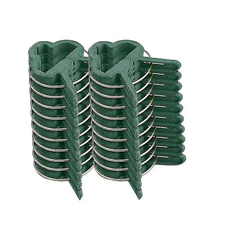 20 kpl Puutarhakasvien kiinnitysklipsit Vihannekset Kukka Viiniköynnösleike Tuki Kiinnitystyökalu