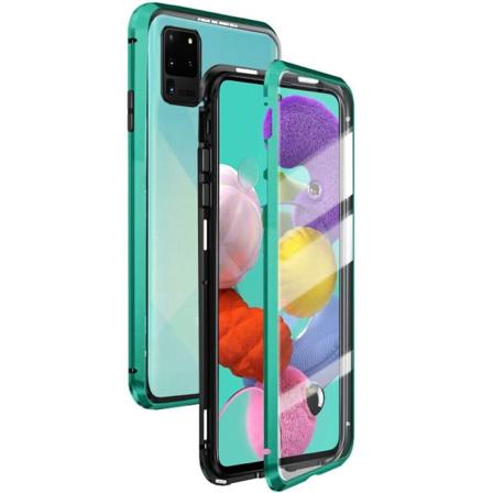 Genomtänkt Dubbelsidigt Magnetiskt Skal - Samsung Galaxy S20 Ult Grön
