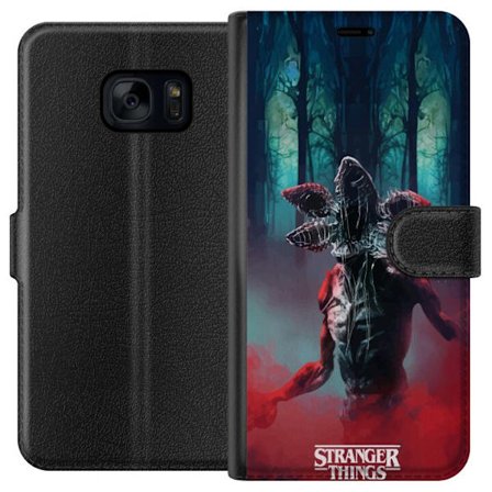 Kompatibelt Plånboksfodral till Samsung Samsung Galaxy S7 Stranger Things Netflix 80-tals mystik skräck