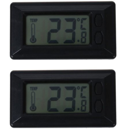 2 st Digital LCD-display Bilinretemperaturtermometer