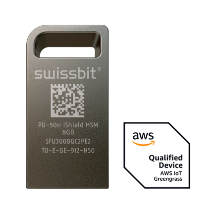 SWISSBIT PU-50n iShield HSM 8 GB USB Flash Drive