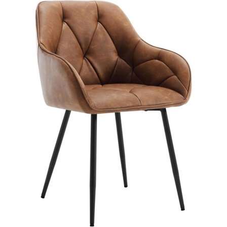 Rootz Matstol - Vintage konstläder - Bekväma sittplatser - Ergonomisk design - 56 cm x 83,5 cm x 53 cm