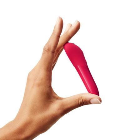 TANGO X Rechargeable Vibrating Bullet - Cherry Red - Vuxen.no - Lufttrycksbibrator, klitoris, dildo, knipe, massajestav, egg & sexmaskiner.