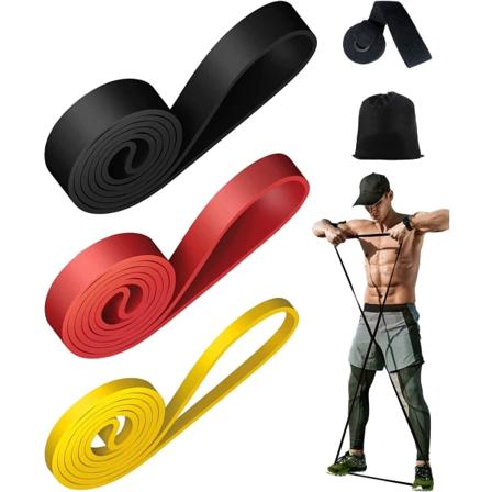 Fitness modstandsbånd - (3 stk.) Modstandsbånd, elastisk spo