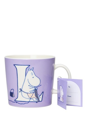 Moomin Mug 04L Abc L Purple Arabia
