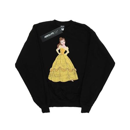 Disney Princess Girls Classic Belle Sweatshirt 12-13 år Svart Black 12-13 Years