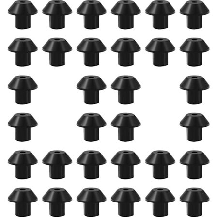 32-pack Gummifötter för Grillbrännare Spis WB2K101 Kompatibel med Ken-More Spis Stötfångare, 247410