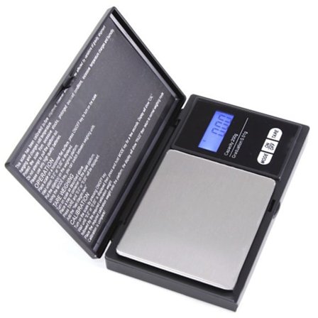 Hög Noggrannhet Våg Smyckesvikt Elektronisk Våg Mat Steelyard med LCD-skärm 200g/0.01g