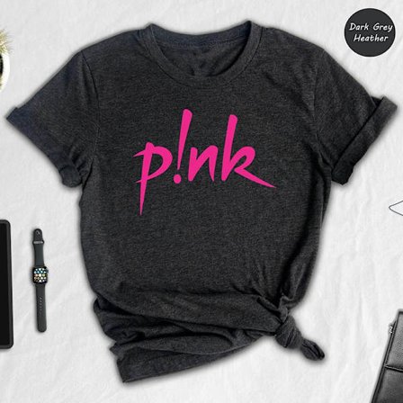 Rosa Bokstavstryckta Dam T-shirts Bomull Musikfestival Grafisk T-shirt Bomull 2023 Camisetas Gotiska Kläder Kvinnlig T-shirt Toppar