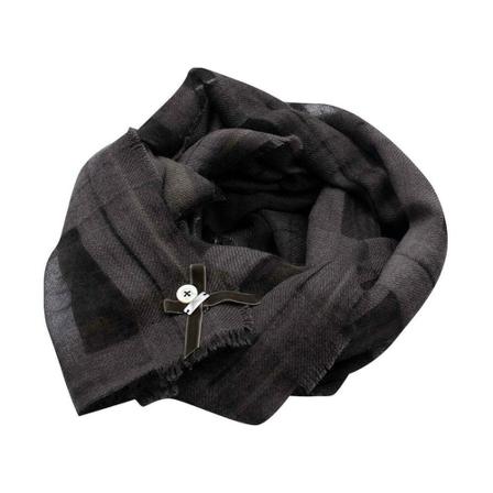 High Scarf , Grijs , Dames , Maat: ONE Size Sjaals