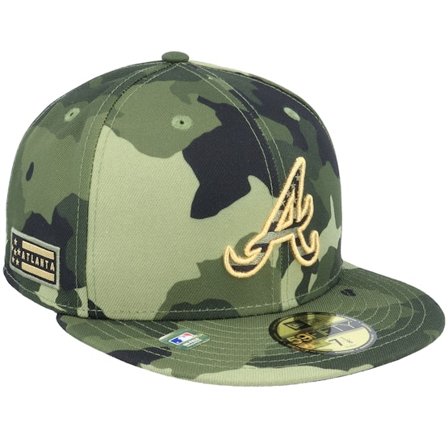 New Era - MLB Camo Fitted Cap - Atlanta Braves Armed Forces Day 59FIFTY Fitted @ Hatstore
