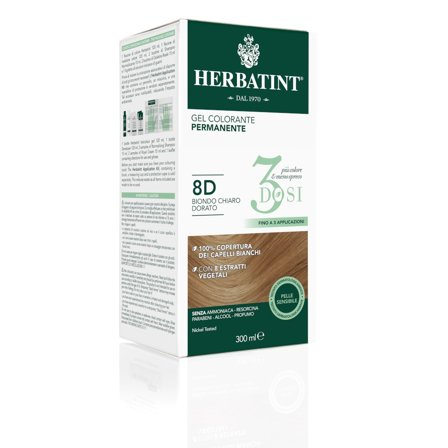 Herbatint Tintura Per Capelli Gel Permanente 8D Biondo Chiaro