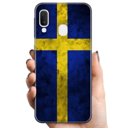 Kompatibelt TPU Mobildeksel til Samsung Samsung Galaxy A20e Sverige Flag