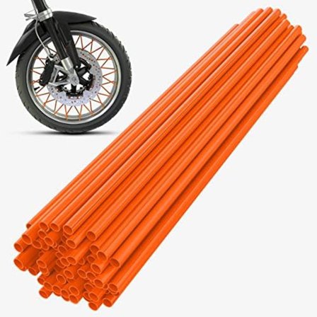 KEMIMOTO Dirt Bike Ekerskydd 72st, Universal Pipe Trim för 8"-21" Hjul, ekerfälglindningar för Dirt Bike, Motocross, Bike, Bicyc