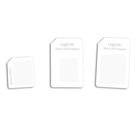 LOGILINK SIM-kortsadaptrar 3-pack