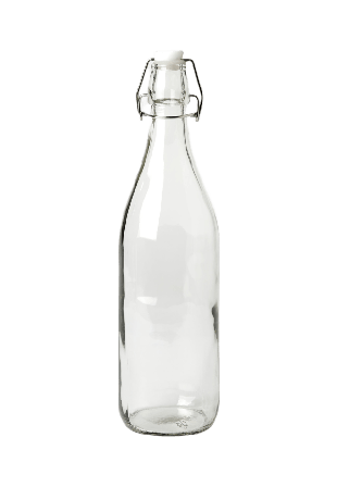 Åhléns Home Glasflaska med lock 1 L Köksförvaring Transparant ONESIZE