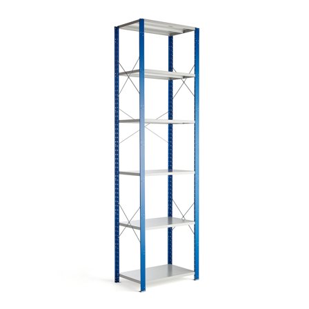 Regalsystem MIX, Grundmodul, 3000 x 800 x 500 mm