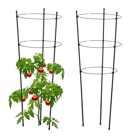 Växtstöd 76 cm svart, set om 2