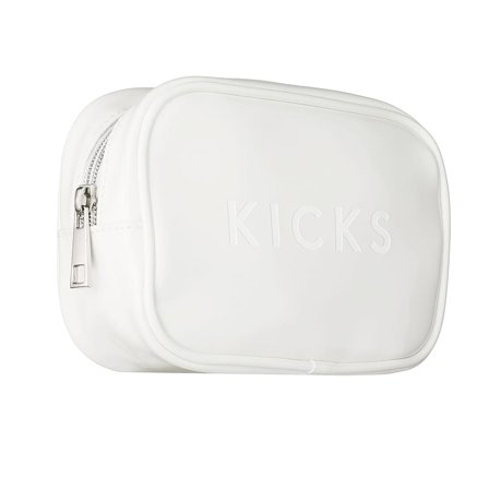 KICKS Beauty Small Boxy Make Up Bag Red White, Tøj & Bolig, Makeup- & Toilettasker, Kosmetikpunge