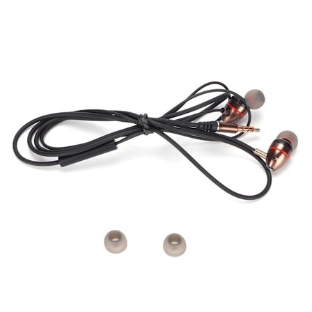 Trådbundna hörlurar med mikrofon Metall Tung bas Trådbundna InEar-hörlurar för smartphones Bärbara datorer MP3-spelare