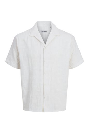 Jjematteo Resort Shirt Ss Sn White Jack & J S