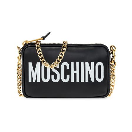 Moschino shoulder Tas , Zwart , Dames , Maat: ONE Size