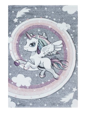 KM Home Atlas Unicorn - Multi/patterned - 120X170CM