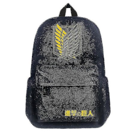 Attack On Titan Corps Canvas Ryggsäck Studentväskor