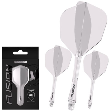 Fusion #6 Integrated Flight & Shaft Clear | Winmau Medium
