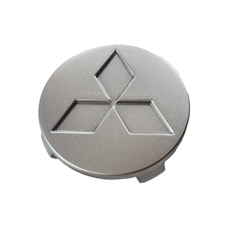 60MM 1-Pack Navkapsel Mitsubishi Silver One Size