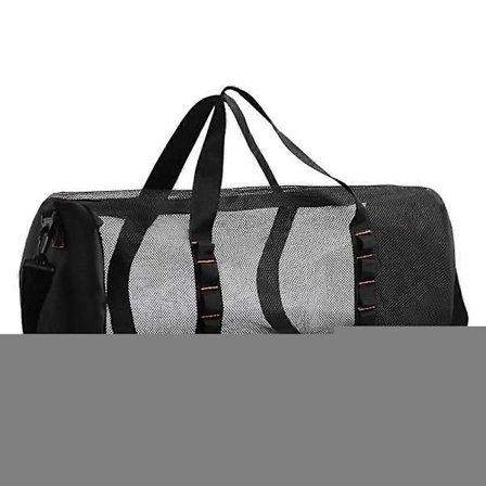 Dykkerudstyr Mesh taske til dykker- og snorkeludstyr, vådt badetøj, rejser og fitnesstræning Sort