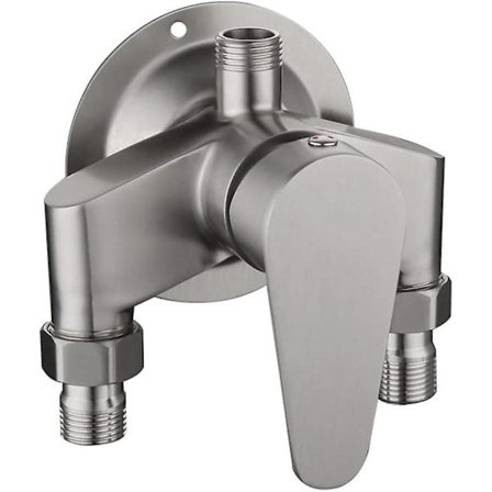 SUS 304 Rustfrit Stål Brus Hoved med Kontrolventil til Koldt og Varmt Vand, Vægmonteret til Badeværelse