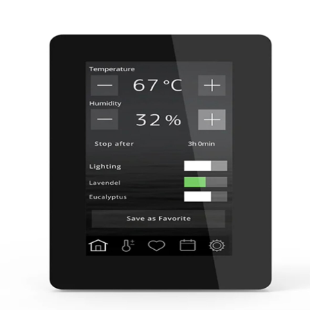 Tylö Elite Cloud Kontrollpanel för bastu och ångbad, Bastu