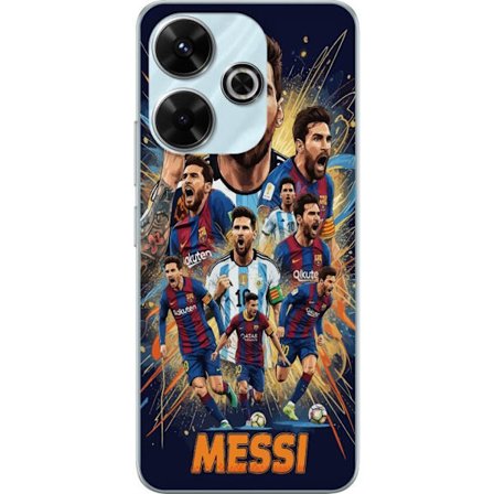 Yhteensopiva Puhelinkuori Xiaomi Xiaomi Redmi 13 Lionel Messi juliste Barcelona Argentiina jalkapallo legenda numero 10 MM GET jalkapalloilija taide