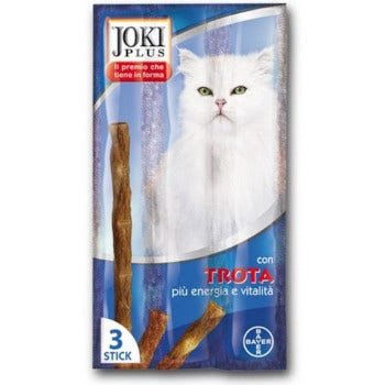 Joki Plus Bastoncino Con Trota Gatti Adulti 3x5g
