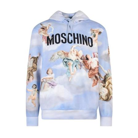 Moschino - Hoodies - Blå - Dam - Storlek: S, Dam, Storlek: S