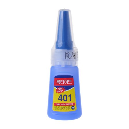 401 Rapid Fix Hurtiglim. 20g flaske for sterkere superlim, multi-bruk