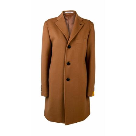 Tagliatore, Single-Breasted Coats Bruin, Heren, Maat:XL