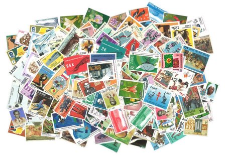 Zaire/Congo - Frimærkepakke 505 forskellige frimærker og 18 forskellige min