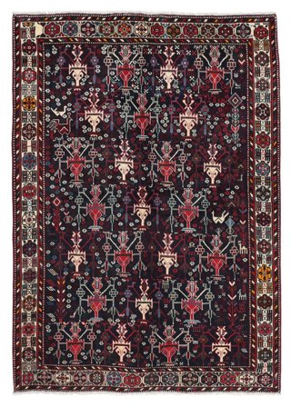 Orientalisk Afshar/Sirjan Matta 176X252 Ull