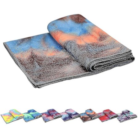 Yogahåndklær, sklisikker varm yoga håndkle sklisikker vaffeltekstur, 100% absorberende luktfri mikrofiber yogateppe, standard størrelse 24