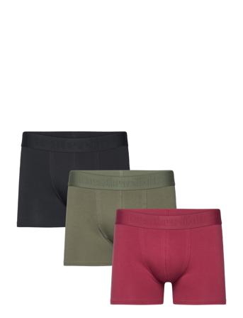 Gunnar Cotton 3-Pack Boksershorts Kakigrønn Resteröds*Betinget Tilbud