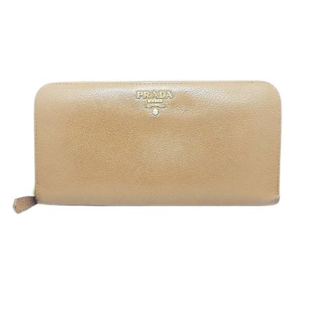 Prada Vintage, Wallets ; Cardholders Beige, Dames, Maat:ONE Size